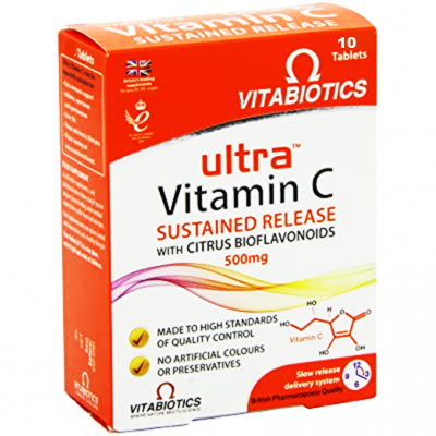 ULTRA VITAMIN C 500 MG ( ASCORBIC ACID ) 10 SUSTAINED RELEASED TABLETS
